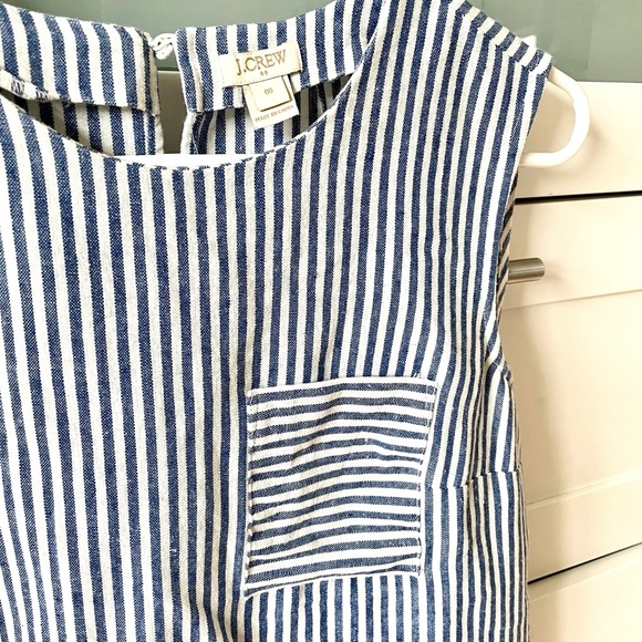 J Crew Navy & White XS Striped Top - Picture 3 of 6